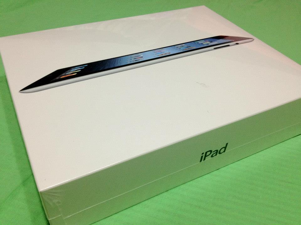 One of the iPads I won =)